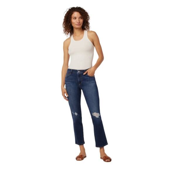Joe's Jeans Lara Mid Rise Straight Ankle Jeans Size 27 NWT $189 MSRP - Picture 1 of 7